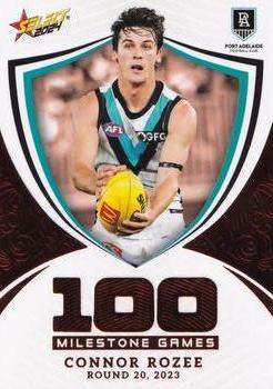 2024 Select AFL Footy Stars - Milestone Games #MG75 Connor Rozee Front